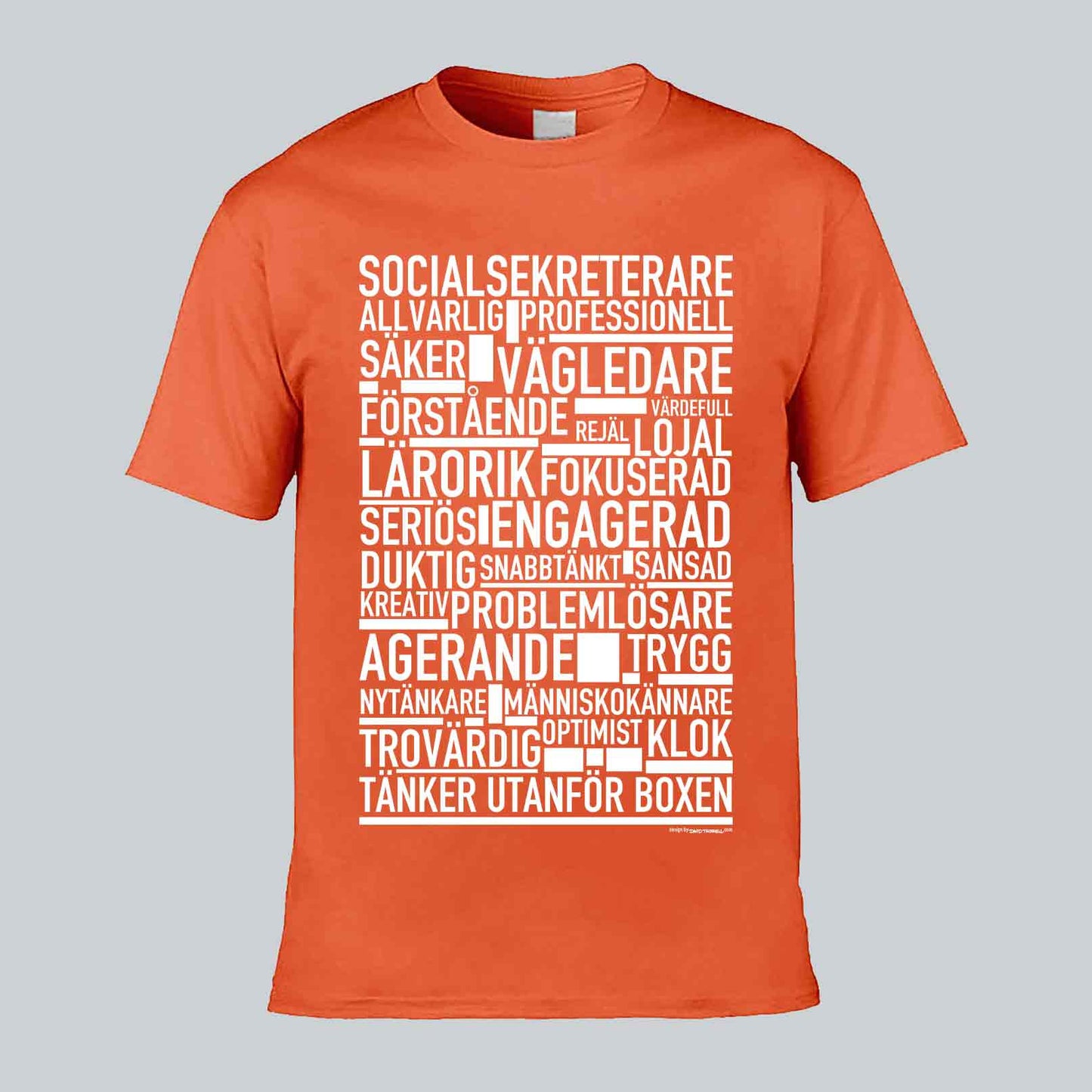 Socialsekreterare Text T-shirt