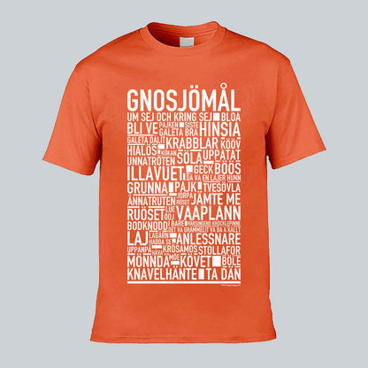 Gnosjömål Dialekt Text T-shirt