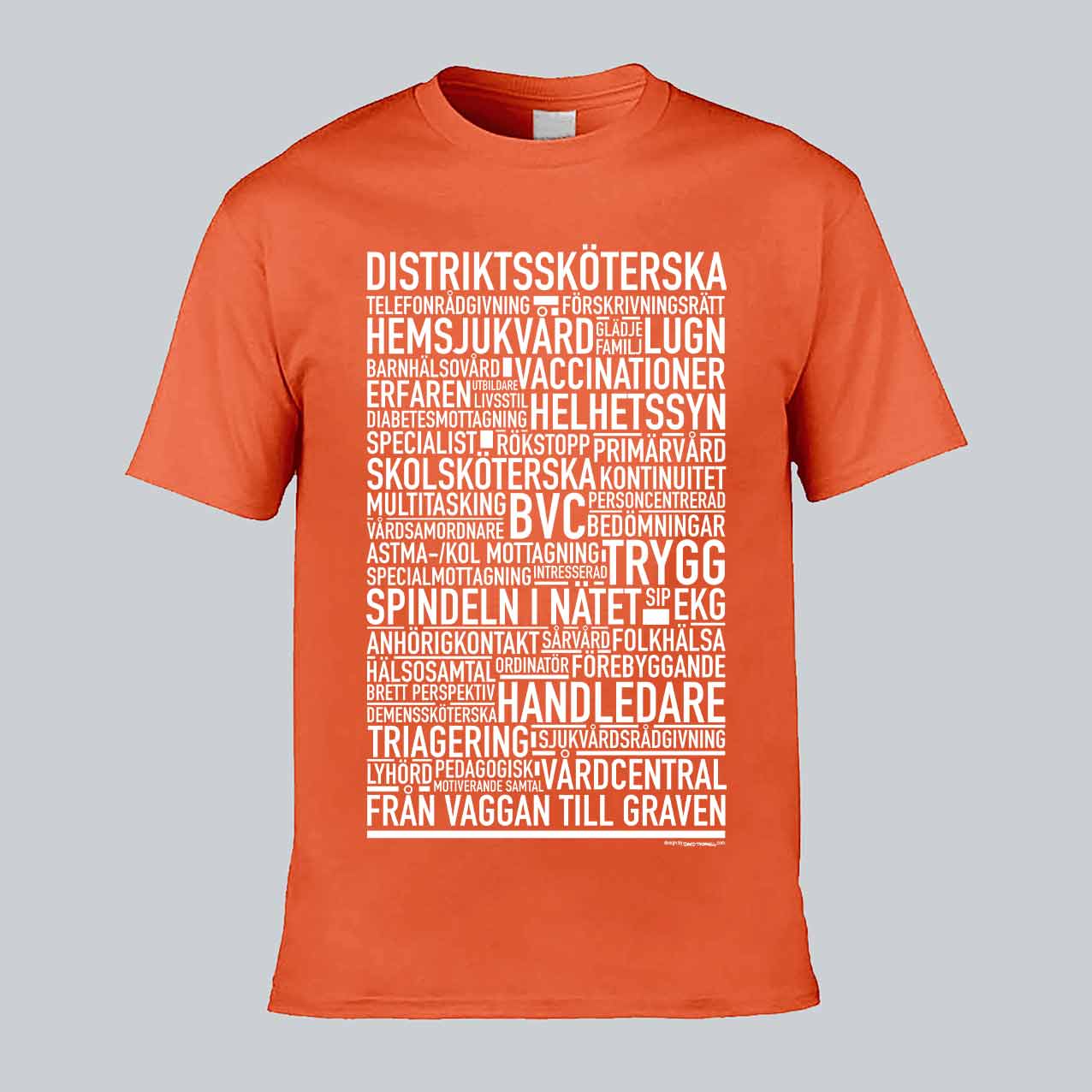 Distriktssköterska Text T-shirt