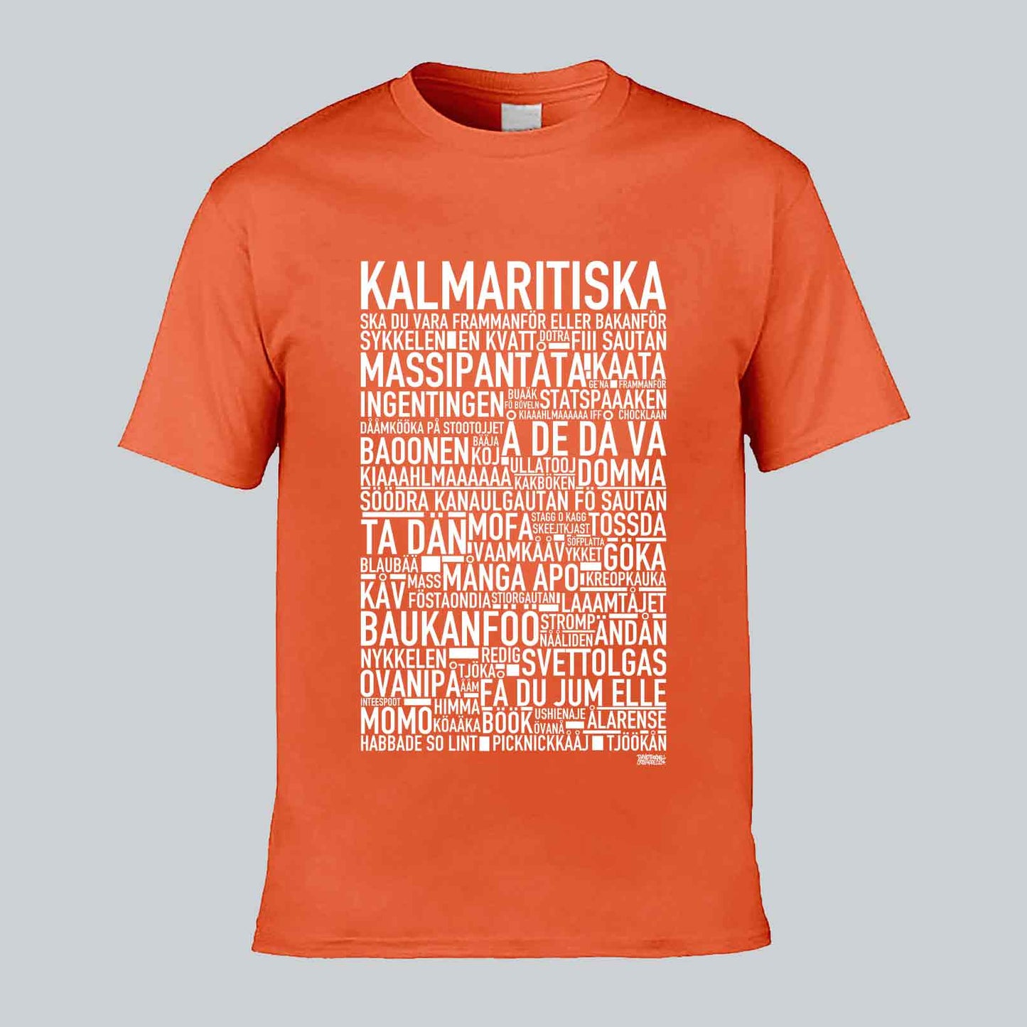 Kalmaritiska Dialekt Text T-shirt