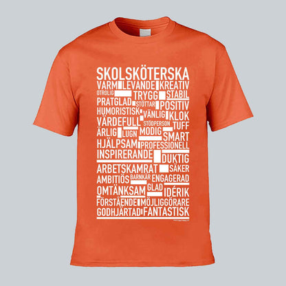Skolsköterska Text T-shirt
