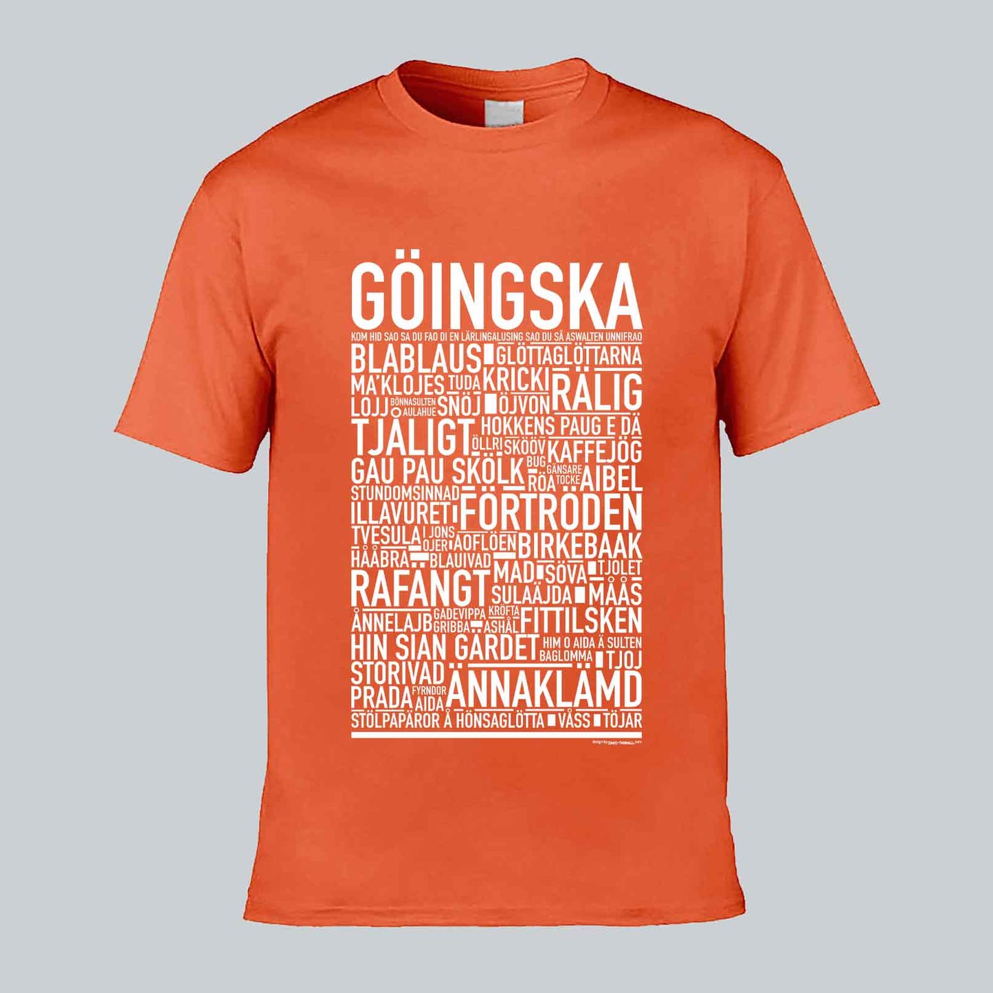 Göingska Dialekt Text T-shirt