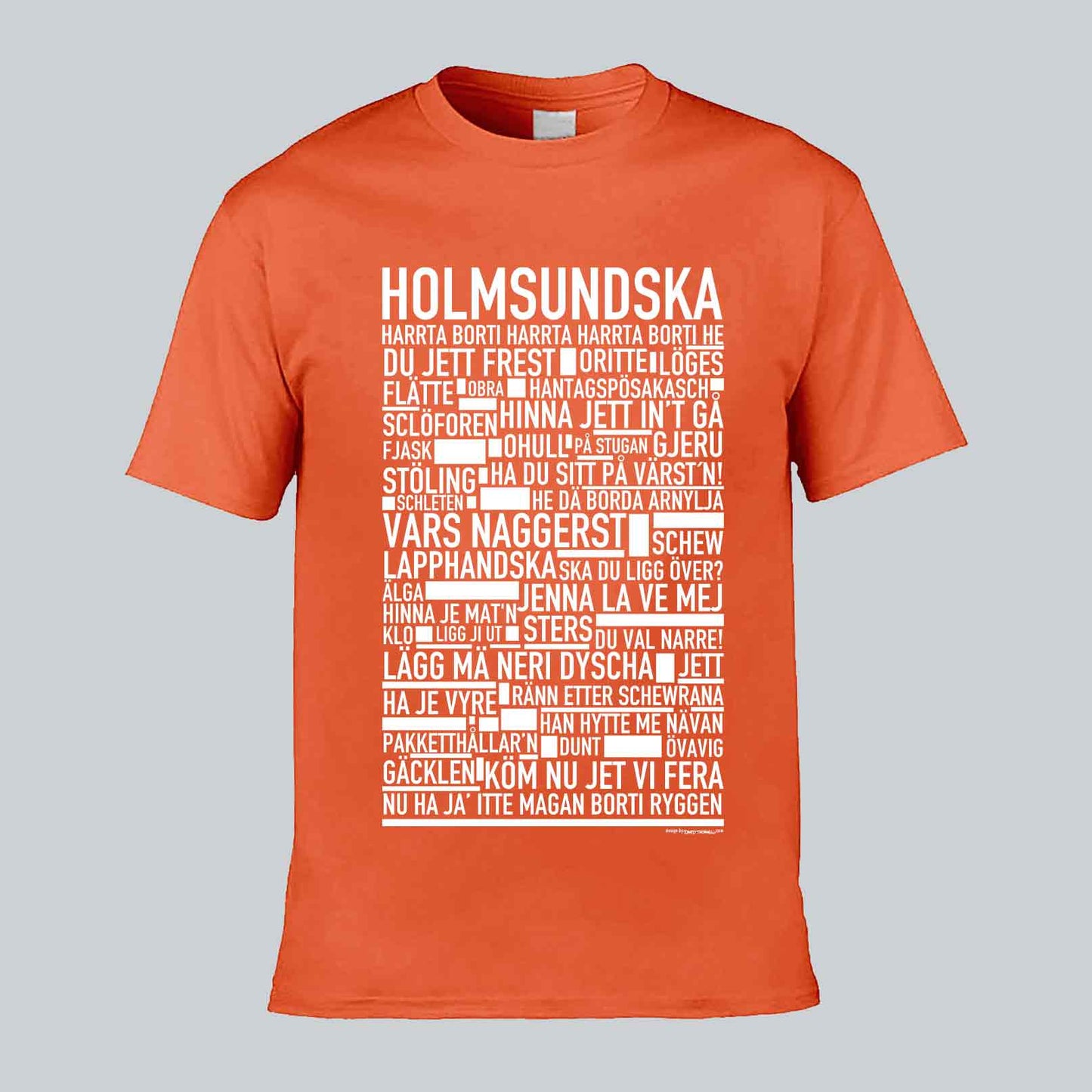 Holmsundska Dialekt Text T-shirt