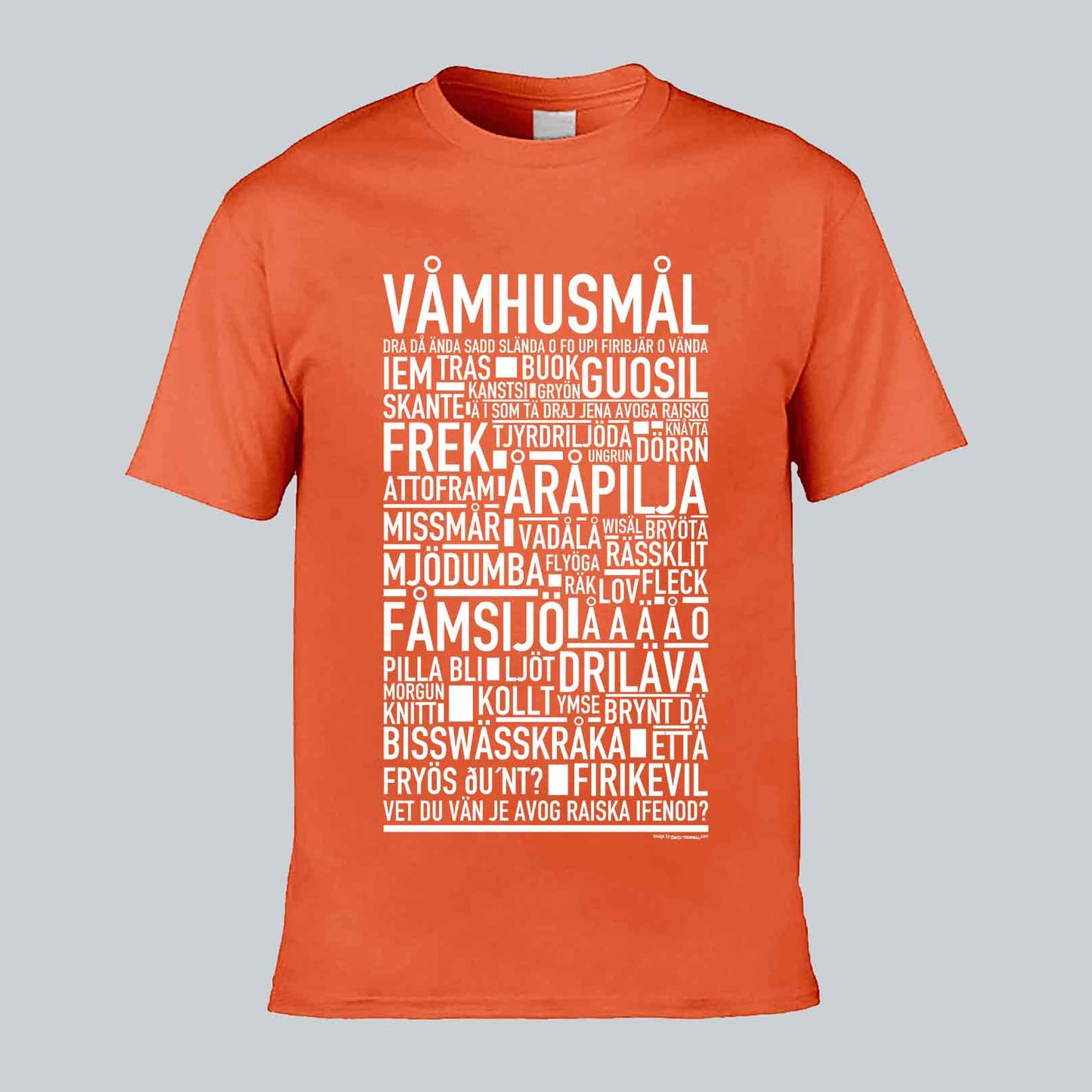 Våmhusmål Dialekt Text T-shirt