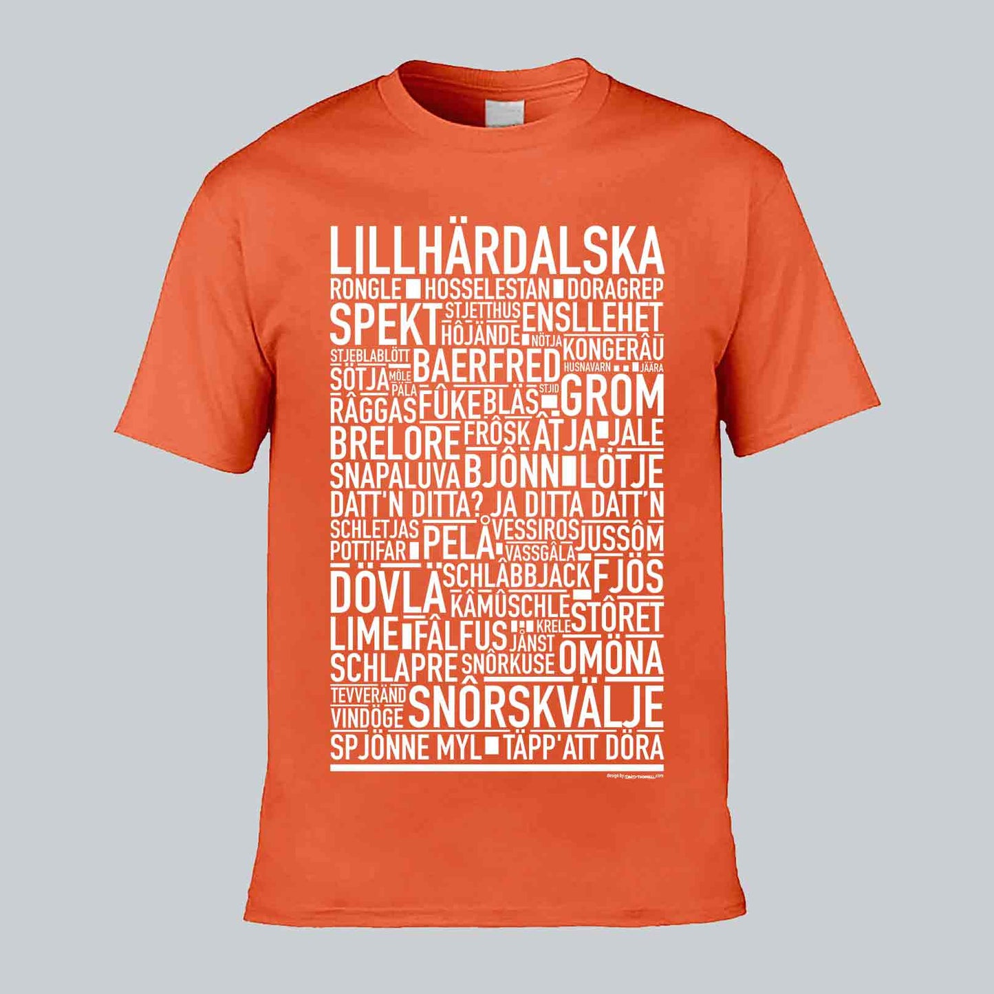 Lillhärdalska Dialekt Text T-shirt
