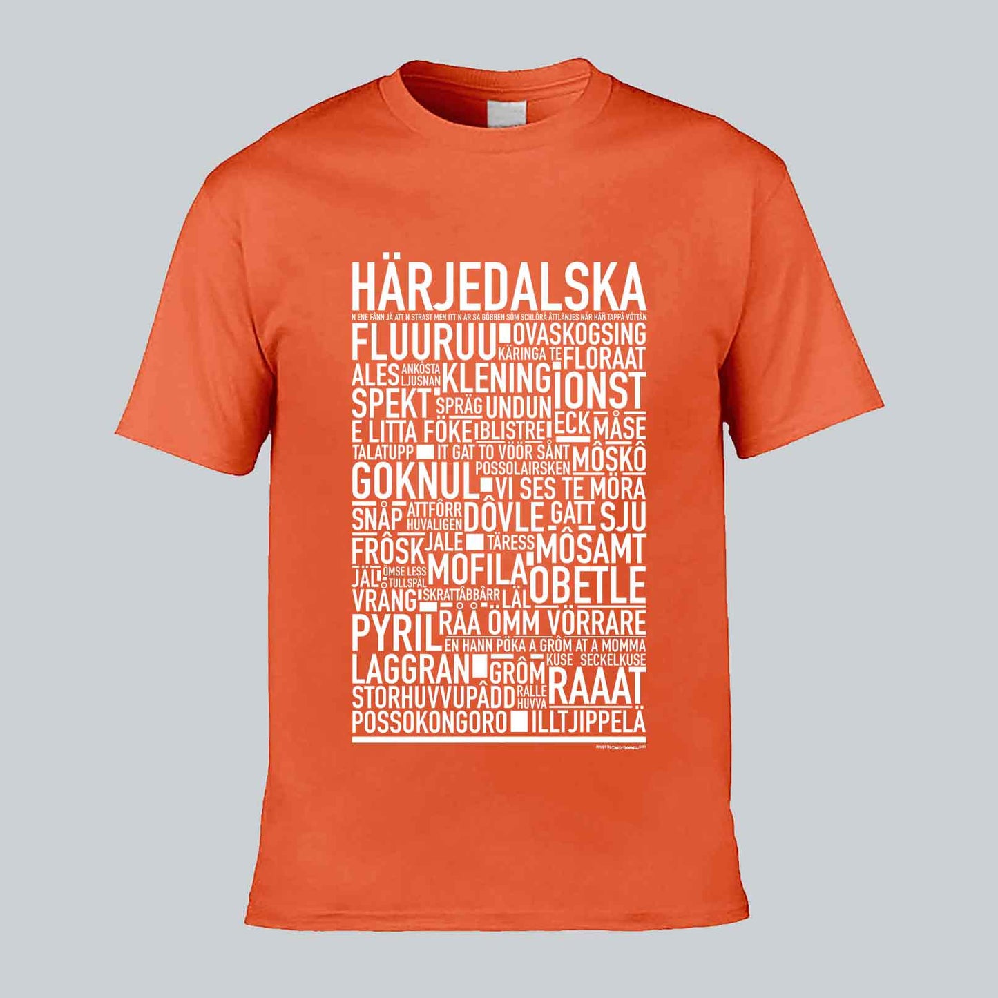 Härjedalska Dialekt Text T-shirt