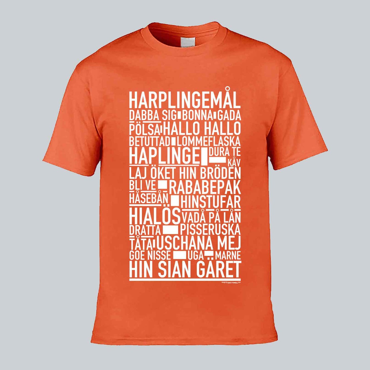 Harplingemål Dialekt Text T-shirt