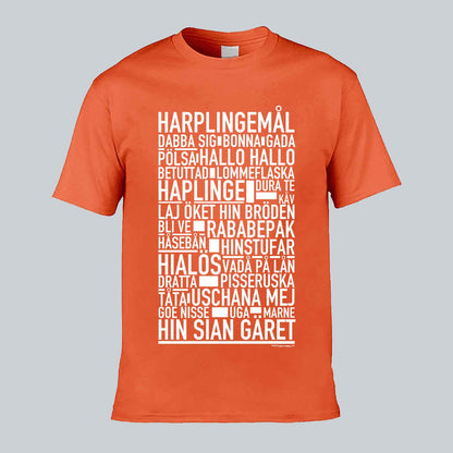 Harplingemål Dialekt Text T-shirt
