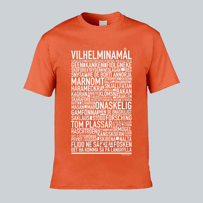 Vilhelminamål Dialekt Text T-shirt