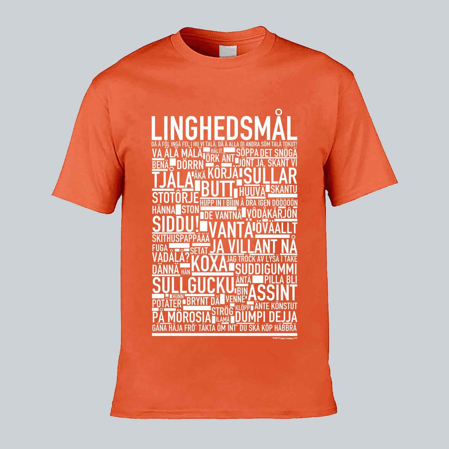 Linghedsmål Dialekt Text T-shirt
