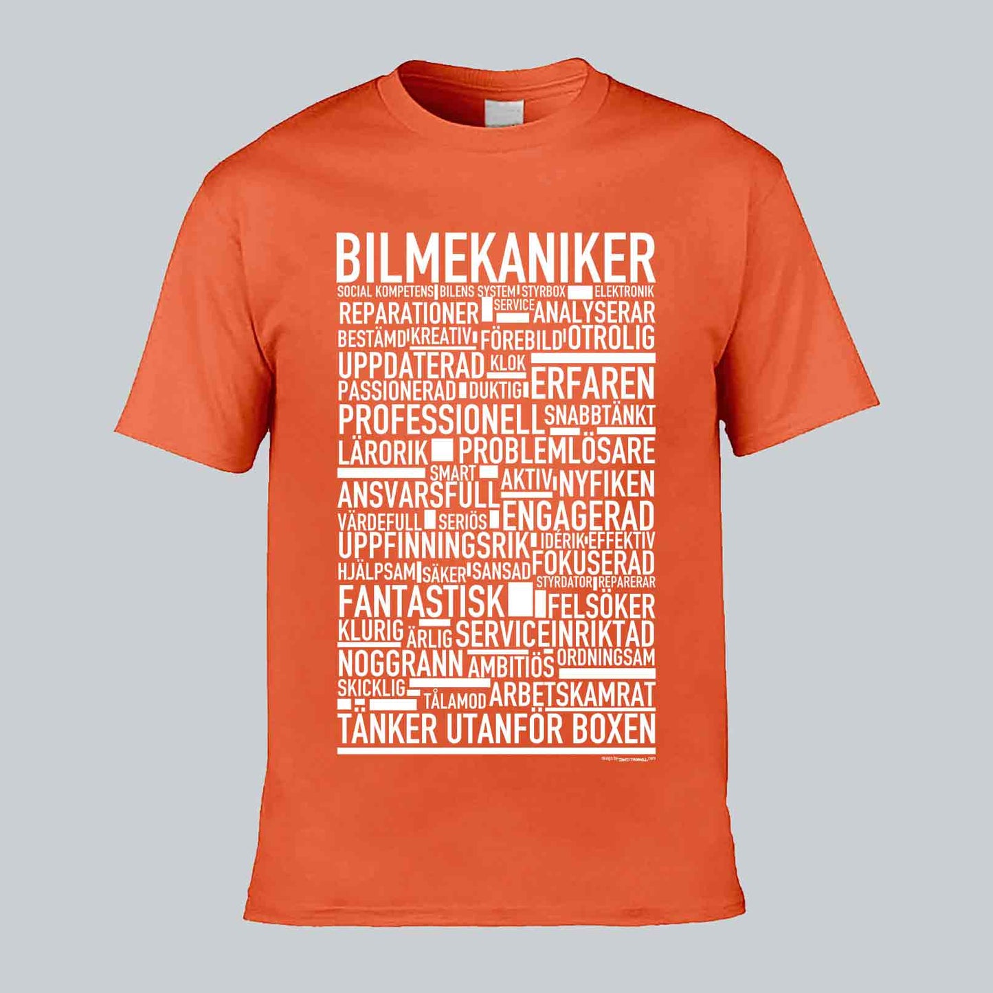 Bilmekaniker Text T-shirt