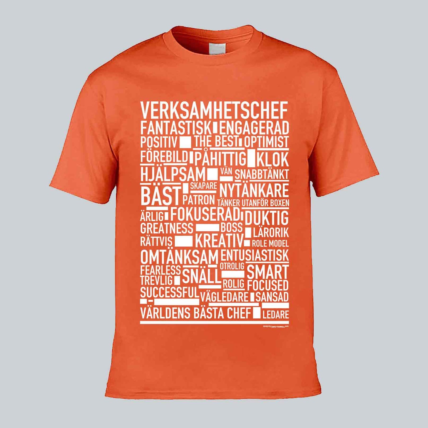Verksamhetschef Text T-shirt