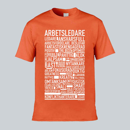 Arbetsledare Text T-shirt