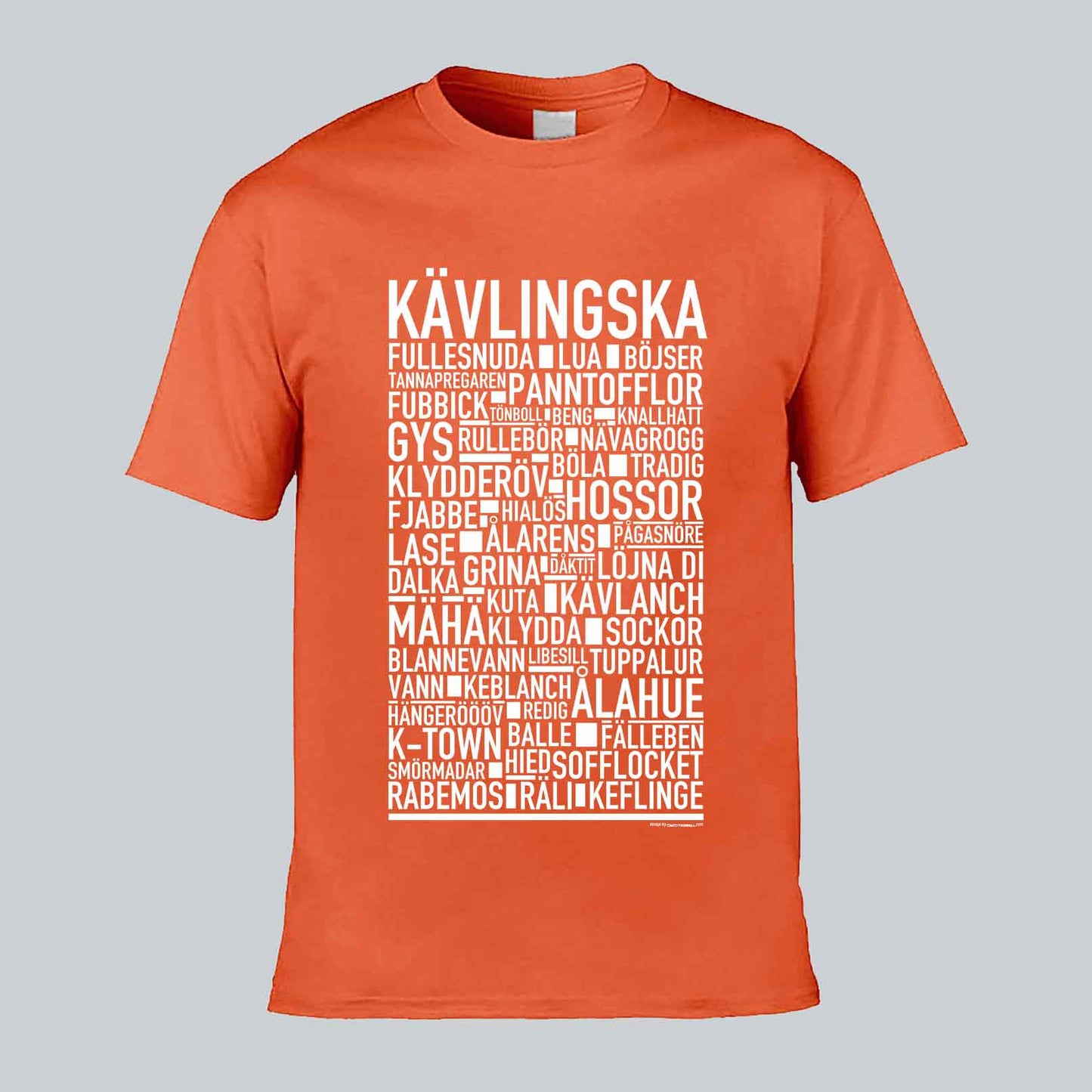 Kävlingska Dialekt Text T-shirt