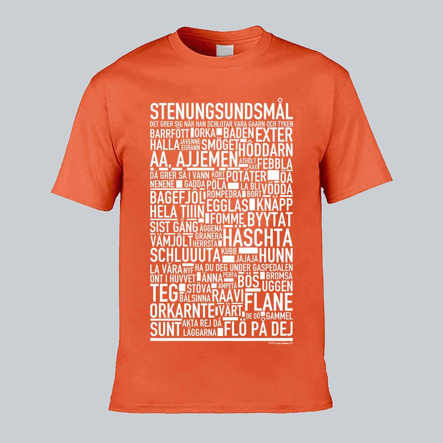 Stenungsundsmål Dialekt Text T-shirt