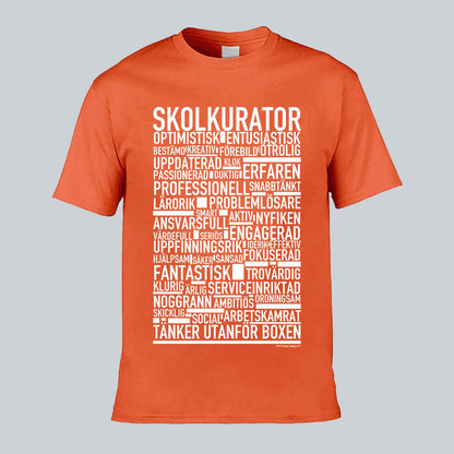 Skolkurator Text T-shirt