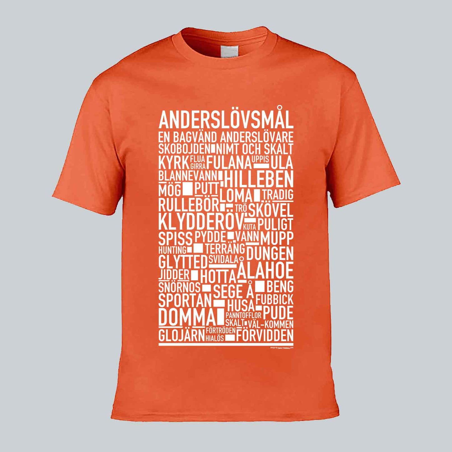 Anderslövsmål Dialekt Text T-shirt