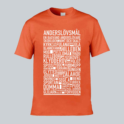 Anderslövsmål Dialekt Text T-shirt