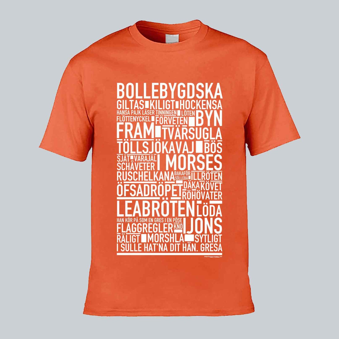 Bollebygdska Dialekt Text T-shirt