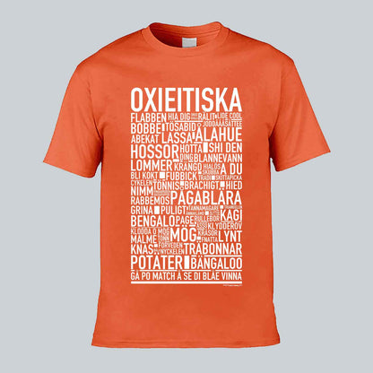 Oxieitiska Dialekt Text T-shirt