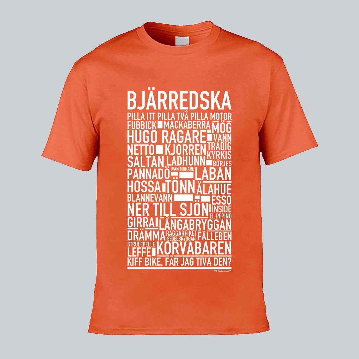 Bjärredska Dialekt Text T-shirt