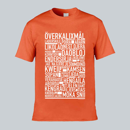 Överkalixmål Dialekt Text T-shirt