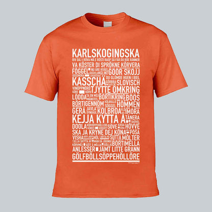 Karlskogingska Dialekt Text T-shirt
