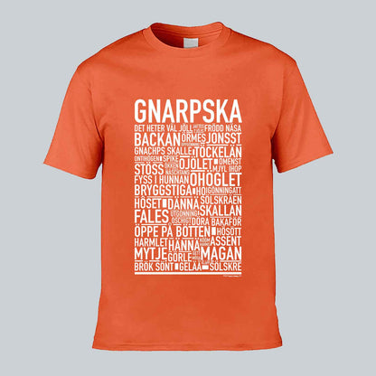 Gnarpska Dialekt Text T-shirt