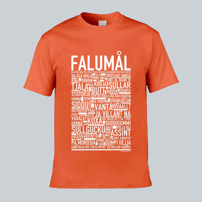 Falumål Dialekt Text T-shirt