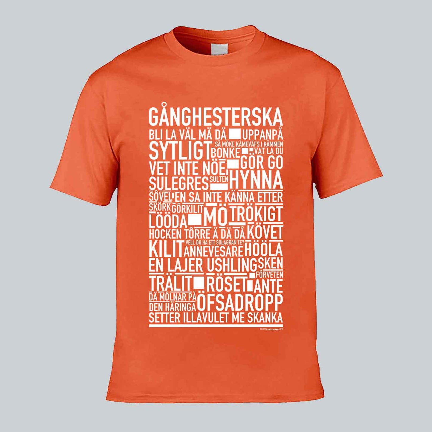 Gånghesterska Dialekt Text T-shirt