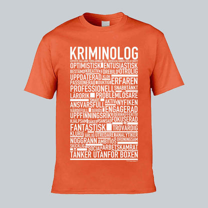 Kriminolog Text T-shirt