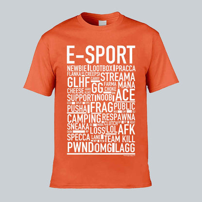 E-Sport Text T-shirt