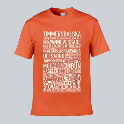 Timmersdalska Dialekt Text T-shirt