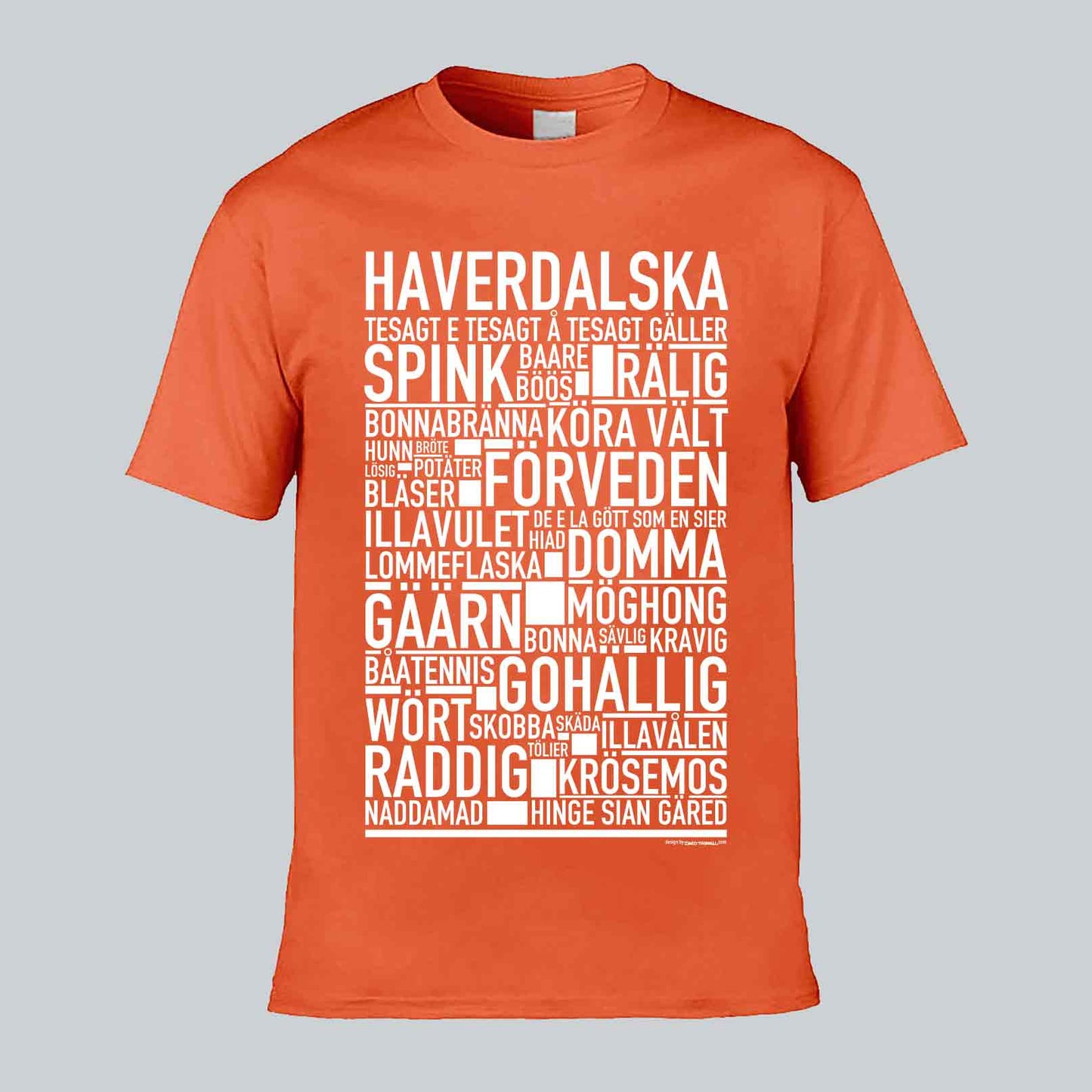 Haverdalska Dialekt Text T-shirt
