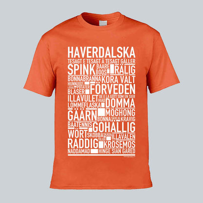 Haverdalska Dialekt Text T-shirt