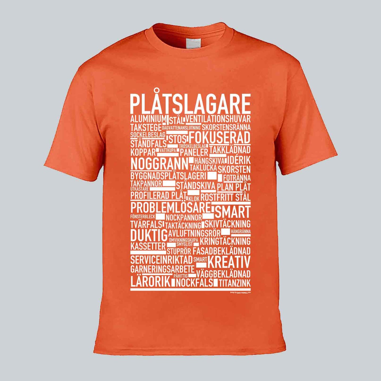 Plåtslagare Text T-shirt