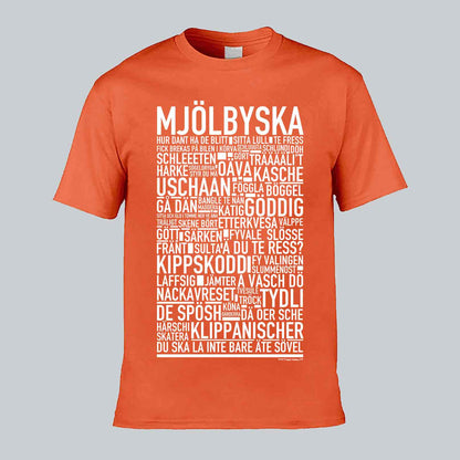 Mjölbyska Dialekt Text T-shirt