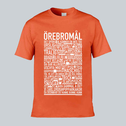 Örebromål Dialekt Text T-shirt