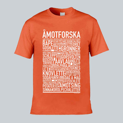 Åmotforska Dialekt Text T-shirt