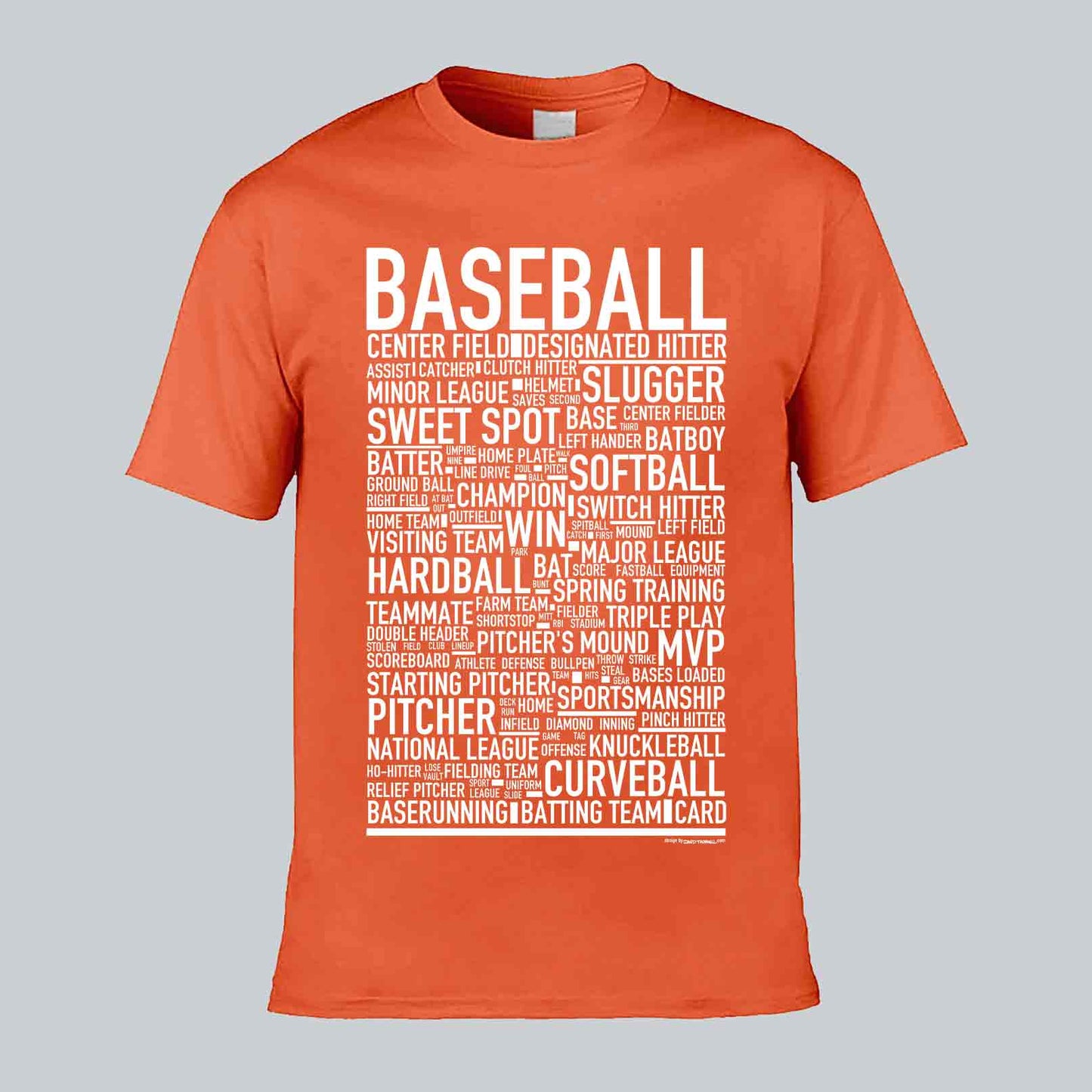 Baseball Text T-shirt