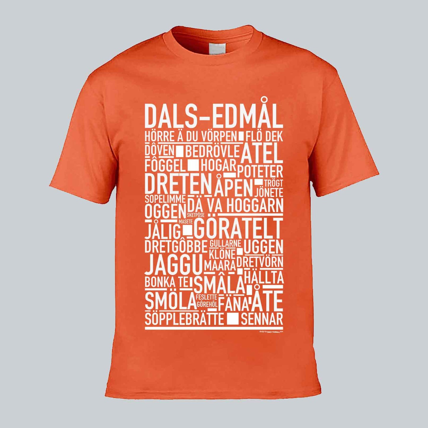 Dals-Edmål Dialekt Text T-shirt