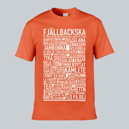 Fjällbackska Dialekt Text T-shirt