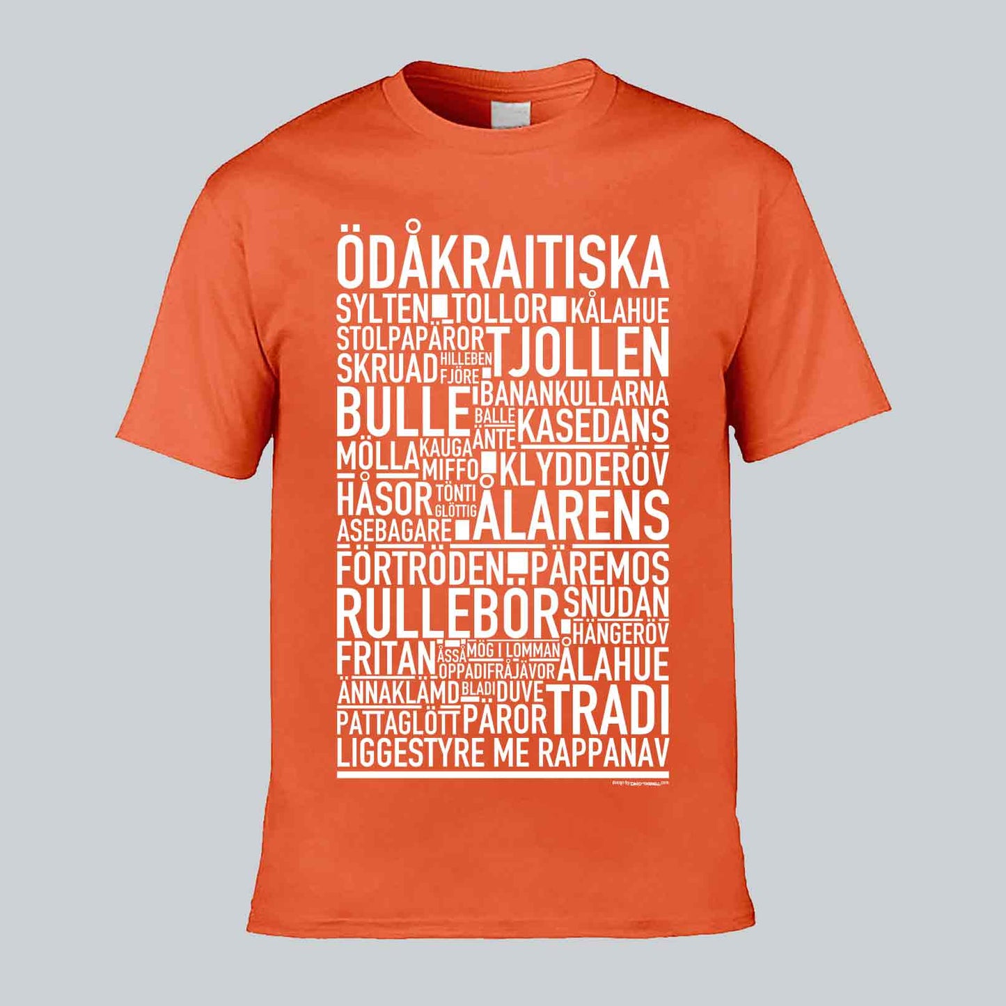 Ödåkraitiska Dialekt Text T-shirt
