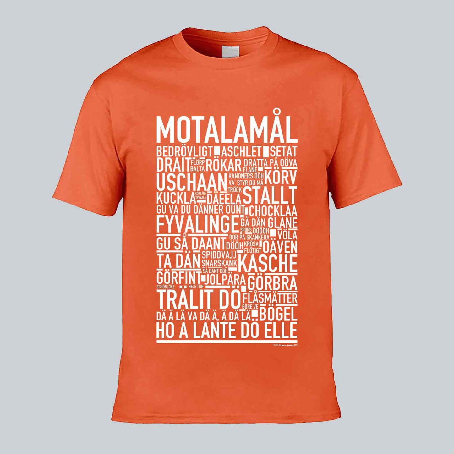 Motalamål Dialekt Text T-shirt