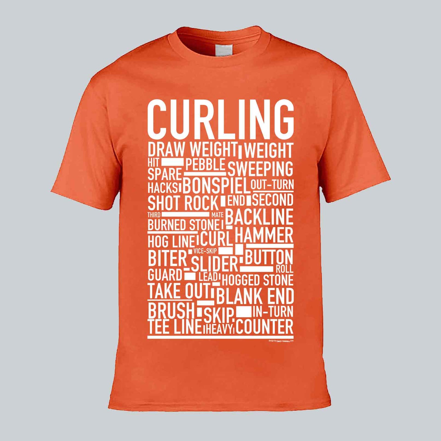 Curling Text T-shirt