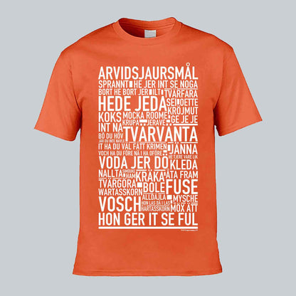 Arvidsjaursmål Dialekt Text T-shirt