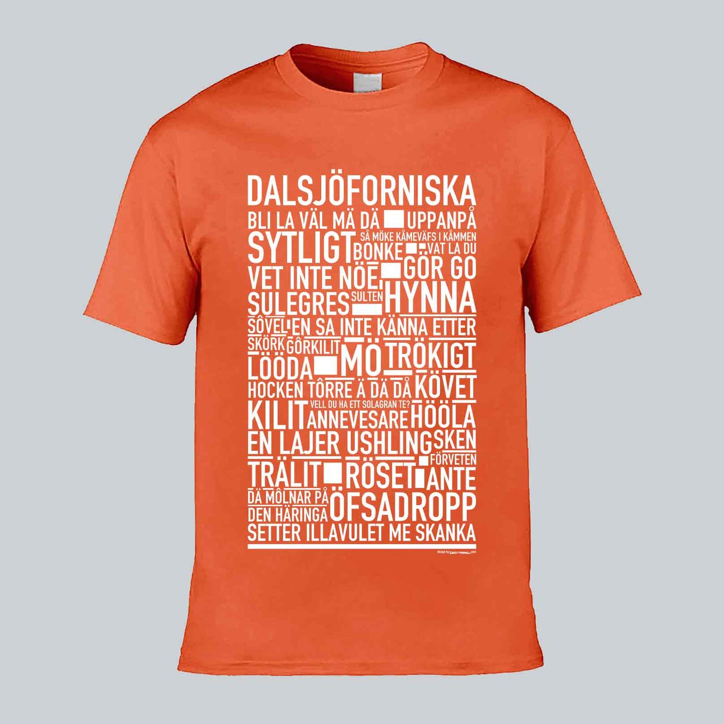 Dalsjöforsnitiska Dialekt Text T-shirt