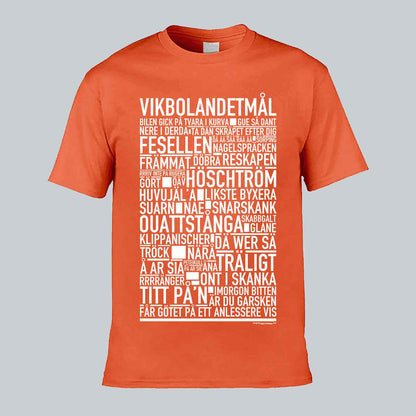 Vikbolandetmål Dialekt Text T-shirt