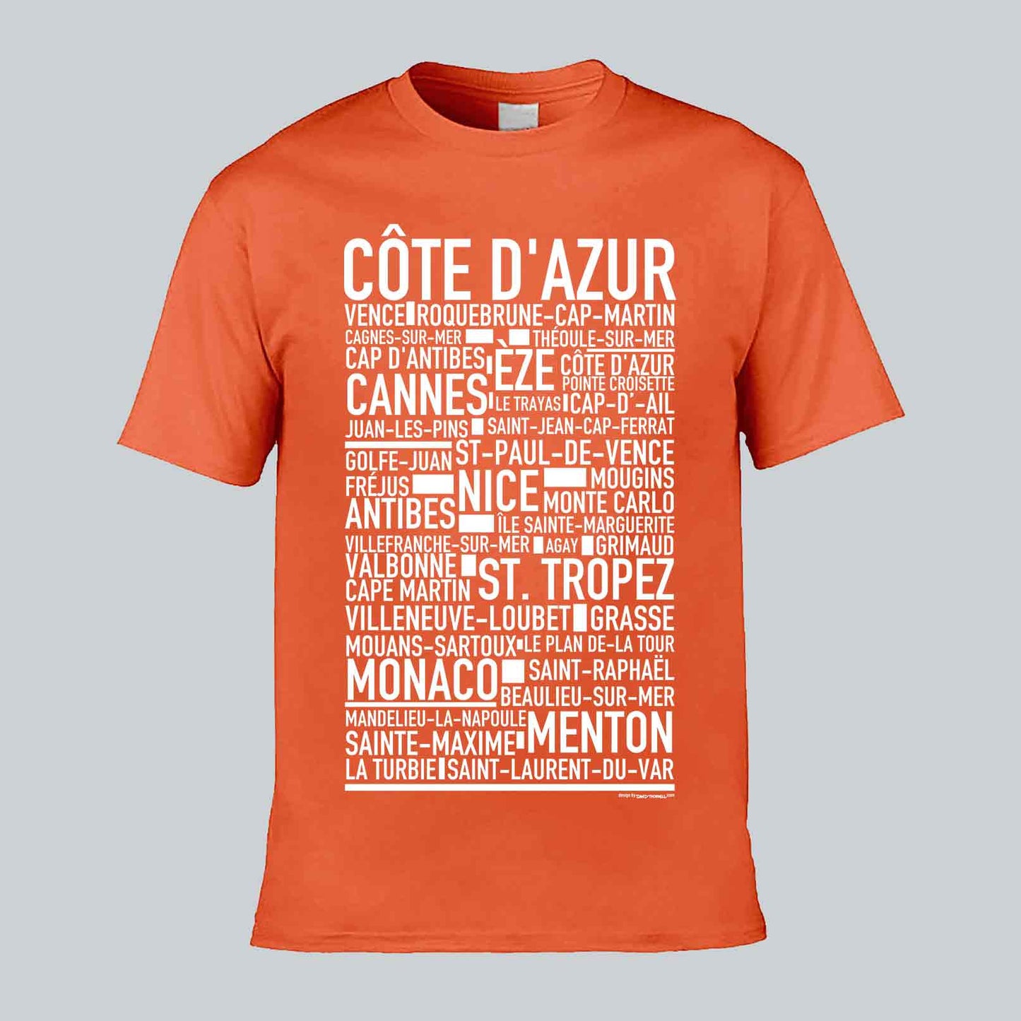 Côte d'Azur Text T-shirt