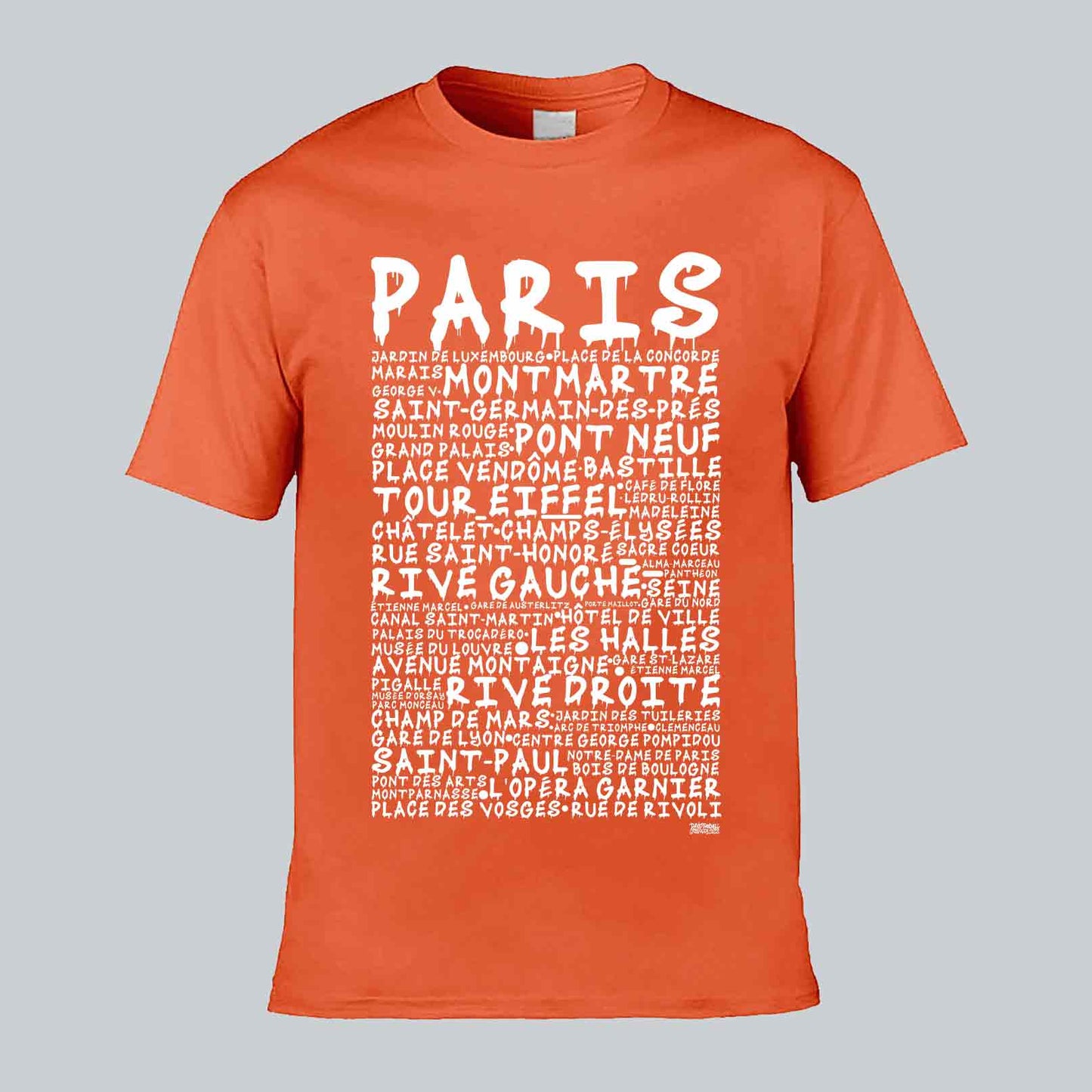 Paris Graffiti Text T-shirt